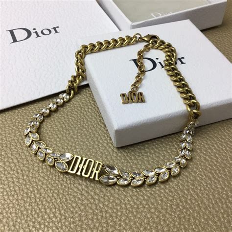 fake dior necklaces|genuine christian dior necklace.